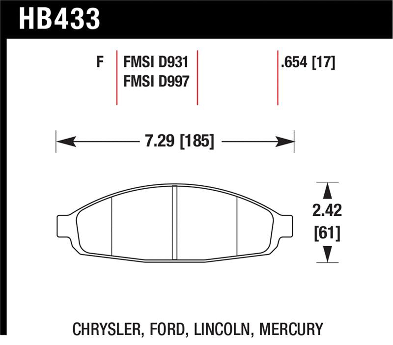 Hawk HPS Street Brake Pads
