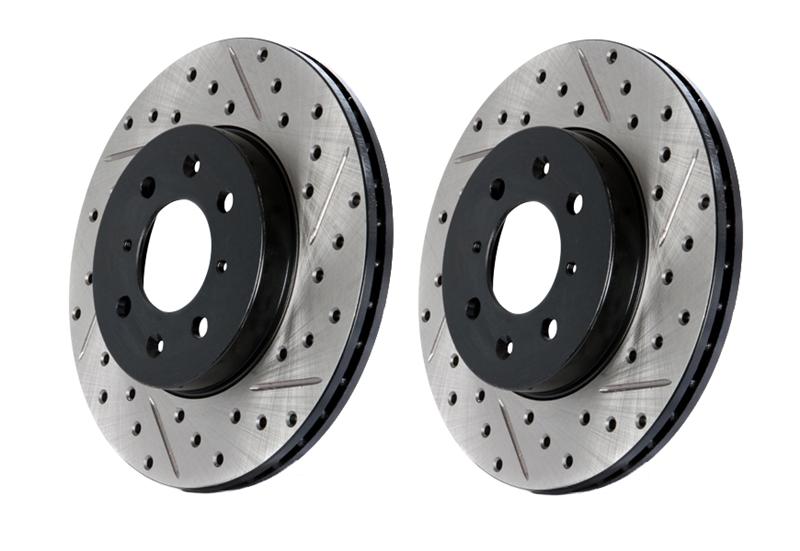 StopTech Infiniti G37 / Nissan 370Z SportStop Slotted & Drilled Front Right Rotor