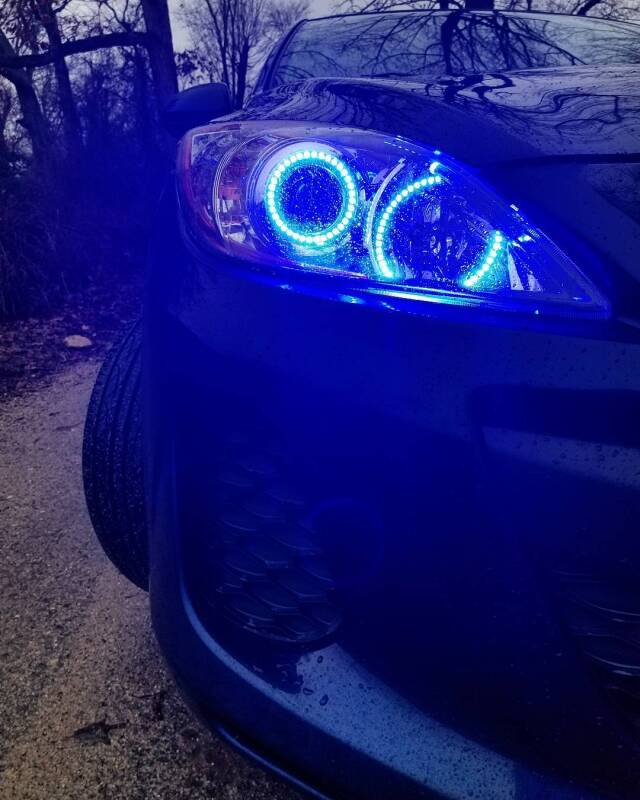 Oracle Mazda 3 10-12 Halo Kit - ColorSHIFT w/ BC1 Controller