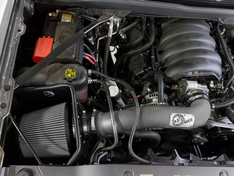 مدخل هواء aFe Magnum FORCE Pro DRY S المرحلة الثانية 14-17 GM Silverado/Sierra 1500 سعة 5.3 لتر/6.2 لتر مع مروحة كهربائية