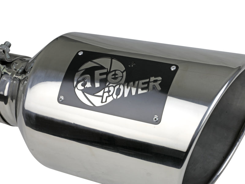طرف عادم aFe Power MACH Force-Xp 304 من الفولاذ المقاوم للصدأ بمشبك - مصقول