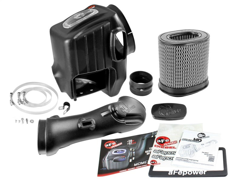 مدخل هواء aFe Momentum HD Pro DRY S المرحلة الثانية Si 11-15 لشاحنات فورد ديزل V8-6.7 لتر (انظر afe51-73005-E)