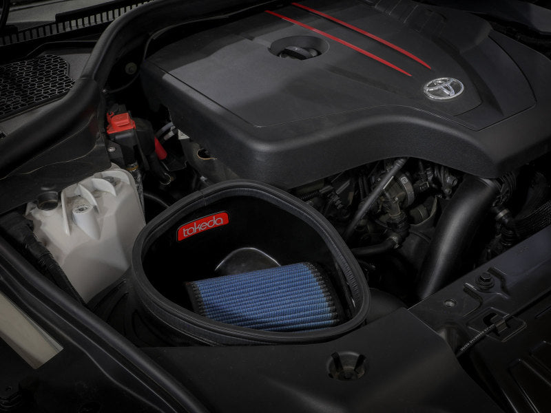 نظام سحب الهواء البارد من المرحلة الثانية لسيارة تويوتا GR Supra Takeda موديل 21-22 مع فلتر Pro 5R