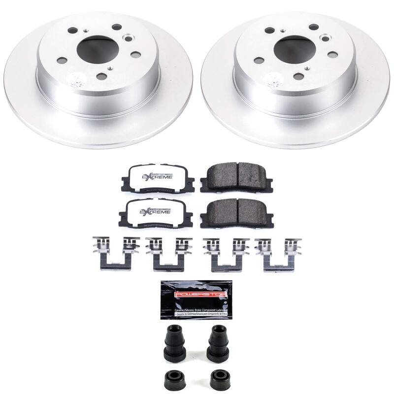 Power Stop 01-03 Toyota Highlander Rear Z36 Coated Truck & Tow Brake Kit