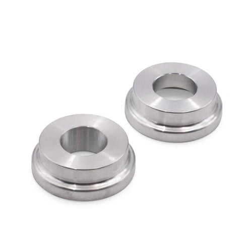 BLOX 2-Piece Billet Aluminum Solid Shifter Bushing B-Series Transmissions - Silver