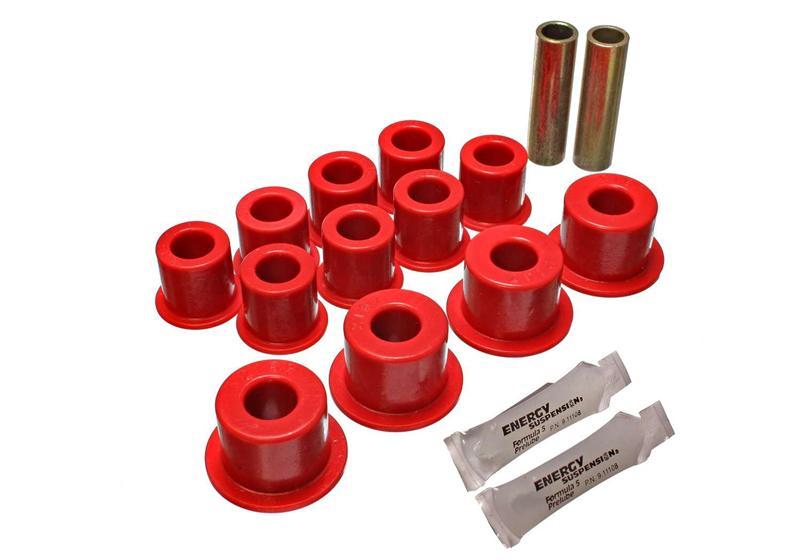 Energy Suspension 84-85 Toyota 4Runner 2 & 4WD Black Front Leaf Spring Bushing Set