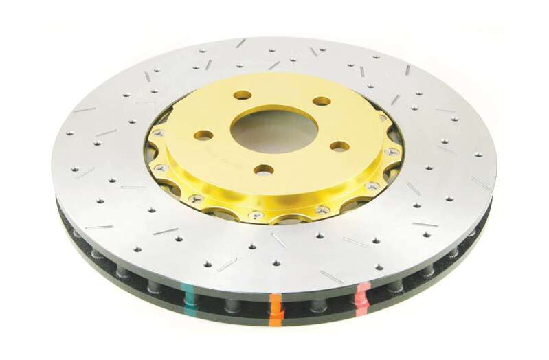 DBA 05-10 Mustang GT V8 Shelby Edition Front Drilled & Slotted 5000 Series 2 Piece Rotor Assembled w