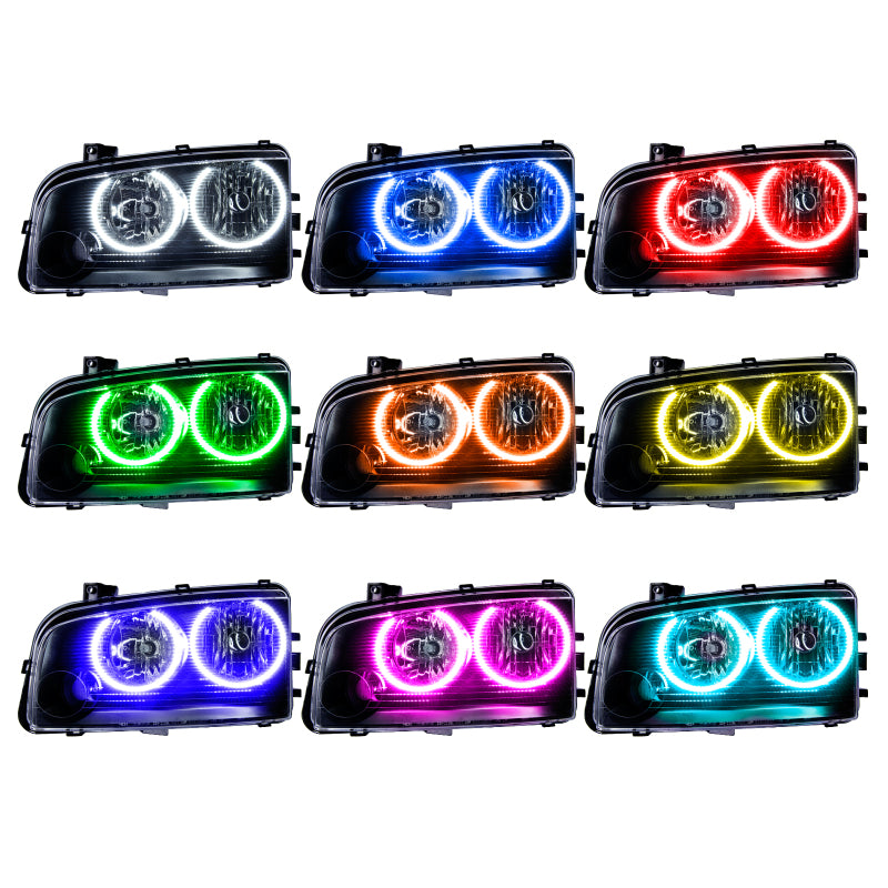 Oracle Dodge Charger 05-10 Halo Kit - ColorSHIFT w/ 2.0 Controller