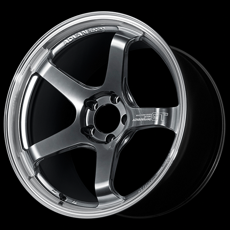 Advan GT Beyond 20X10.5 / +15 Offset / 5x112 BC / +15mm Bore / Machining and Hyper Platinum Black