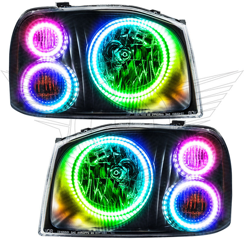 Oracle Nissan Frontier 01-04 Halo Kit - Triple - ColorSHIFT