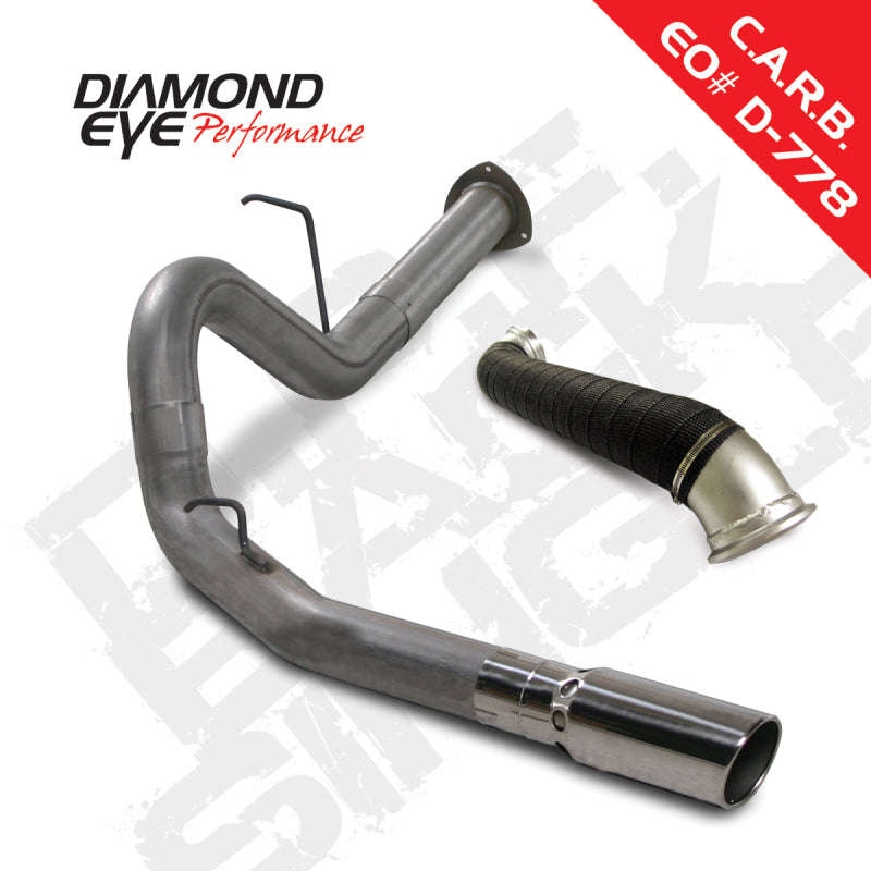 طقم عين الماس 4 بوصات DPF-BACK SGL مع TDP SS 07.5-10 Chevy/GMC 6.6L Duramax 2500/3500