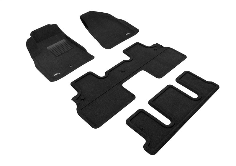 3D MAXpider 08-17 Buick Enclave With Bucket 2nd Row Elegant Black R1 R2 R3