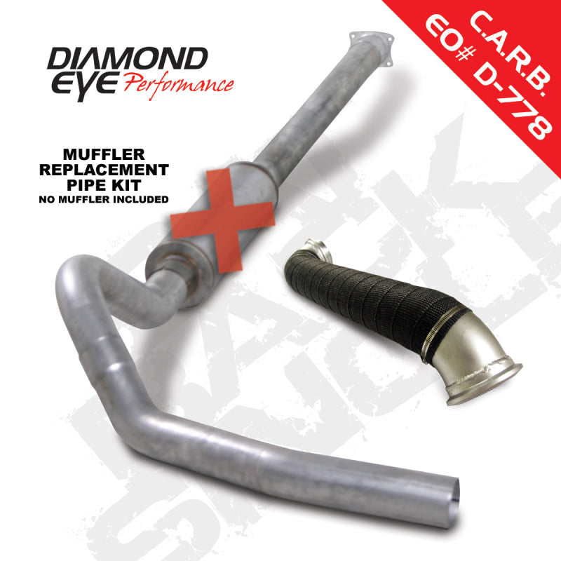 طقم عيون الماس 4 بوصات CB MRP SGL مع TDP AL 04-05 Chevy/GMC 6.6L Duramax 2500/3500