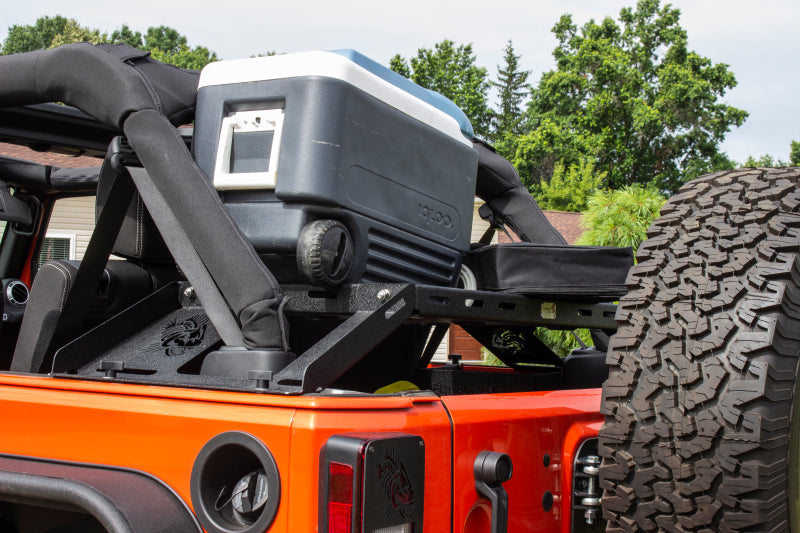 Fishbone Offroad 07-18 Jeep Wrangler JK 4 Door Fishbone Offroad Interior Storage Rack