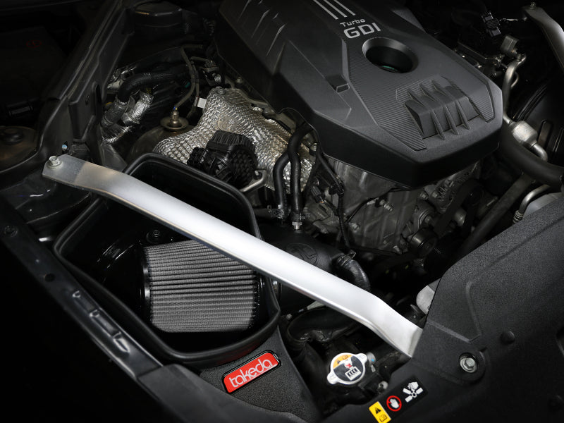aFe 18-21 Kia Stinger L4 2.0L (t) نظام سحب الهواء البارد Takeda Stage-2 مع فلتر Pro DRY S