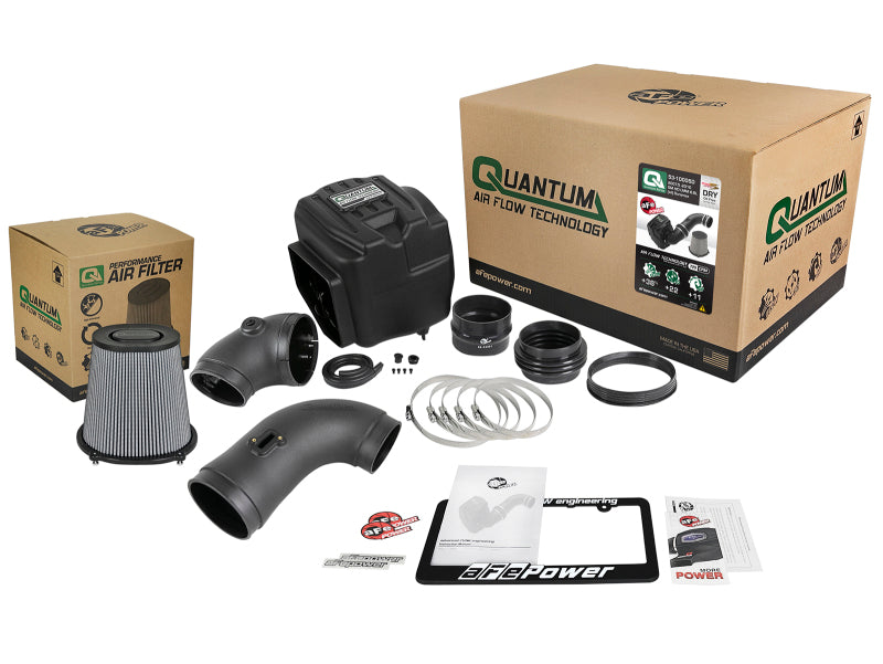 نظام سحب الهواء البارد aFe Quantum Pro DRY S 08-10 GM/Chevy Duramax V8-6.6L LMM - جاف
