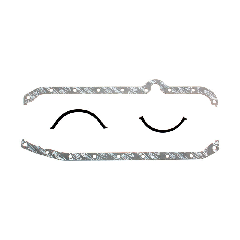 Cometic Chevrolet Gen-1 Small Block V8 .094i Fiber Oil Pan Gasket Kit Right Side Dipstick Thin Front