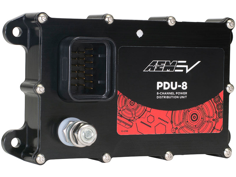 وحدة توزيع الطاقة من النوع التابع (PDU) AEM EV ذات 8 قنوات تعمل بنظام CAN