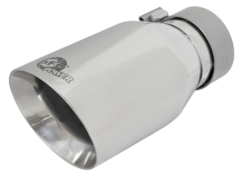 طرف عادم aFe MACH Force-Xp Univ 304 SS مزدوج الجدار بمشبك - مصقول - مدخل 3 بوصة - مخرج 4.5 بوصة