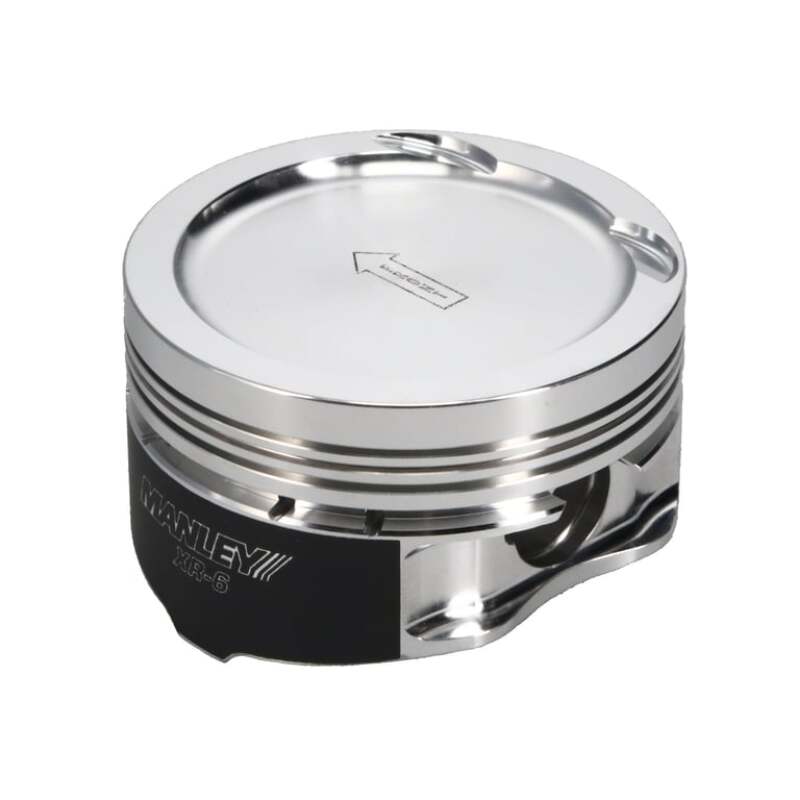 Manley Nissan SR20DE Piston Set - 86.25mm Bore 1.260in CH, -12.00 CC