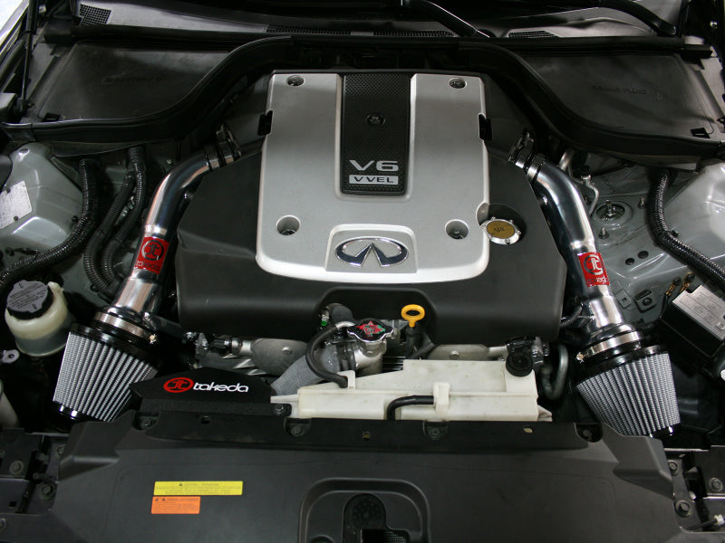 مداخل هواء تاكيدا من aFe المرحلة الثانية PDS AIS PDS Infiniti G37 كوبيه 08-12 V6-3.7L (pol)