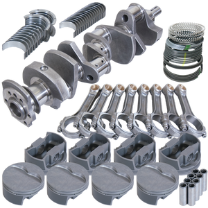 Eagle Chevy 350 3.750in Crank 6.000in I-Beam Rods -5cc Flat Top 4.030in Pistons Rotating Assembly