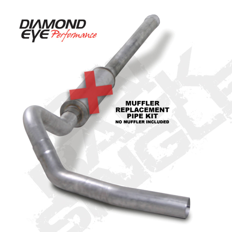 طقم عيون الماس 4 بوصة CB SGL MFLR أنبوب RPLCMENT AL CHEVY/GMC 6.6 لتر 2500/3500 2006-2007.5