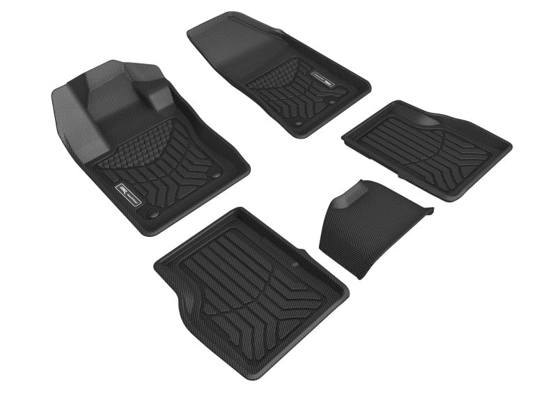 3D MAXpider 17-24 Jeep Compass Maxtrac Black R1 R2