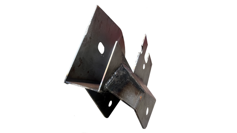 Rust Buster 2004-2008 Ford F-150 Center Rear Frame Section with ward Leaf Spring Mount - Right