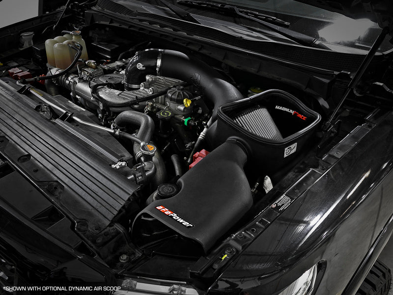 نظام سحب الهواء البارد aFe Magnum FORCE Stage-2 مع Pro DRY S Media 16-19 Nissan Titan XD V8-5.0L(td)