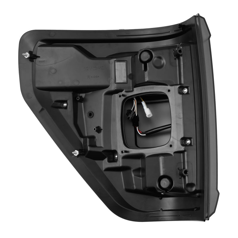 AlphaRex 21-23 Ford F-150 LUXX LED Taillights - Alpha-Black w/ BLIS