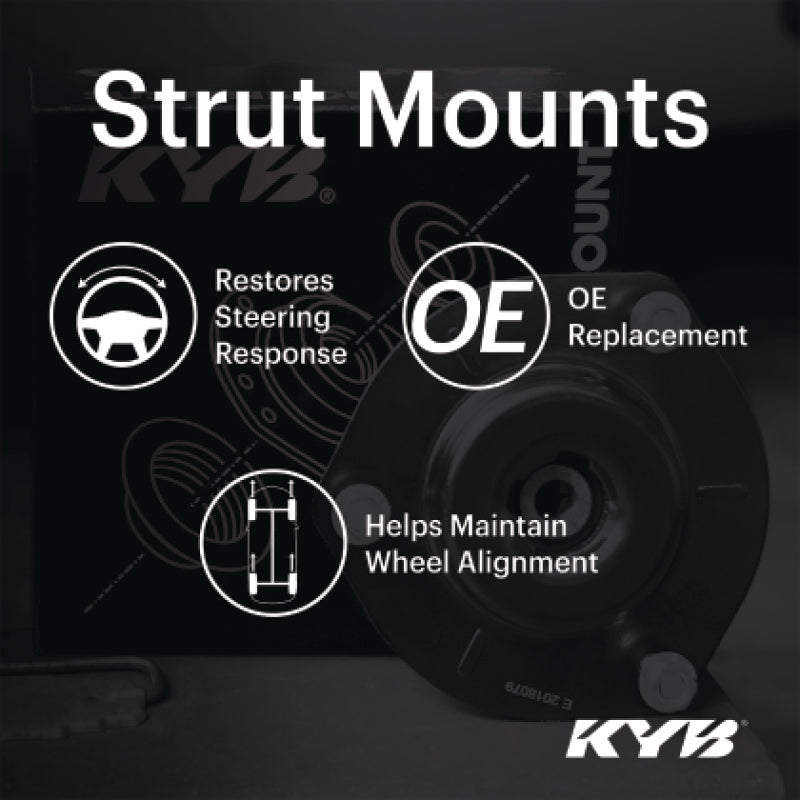 KYB 14-20 Acura MDX / 19-23 Honda Passport / 16-23 Honda Pilot Strut Mount Kit - Front