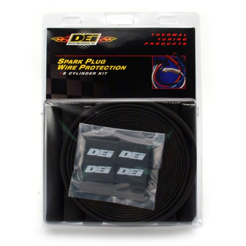 مجموعة DEI Protect-A-Boot and Wire ذات 8 أسطوانات - أسود