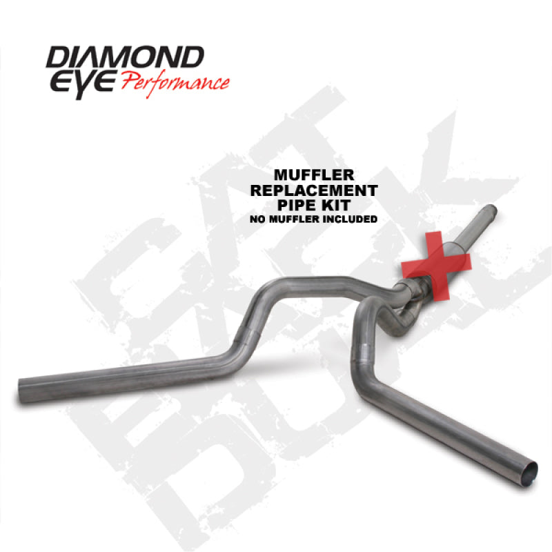 طقم عيون الماس 4 بوصة CB مزدوج SS: 94-97 فورد 7.3 لتر F250/F350 PWRSTROKE