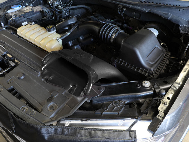 مغرفة هواء ديناميكية سريعة الحث من aFe موديل 2021+ فورد F-150V6/V8 - أسود