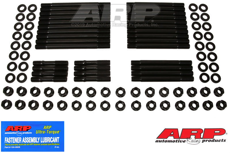 مجموعة مسامير عادم ARP Chevy Big Block MKIV مع رؤوس Merlin بطول 10 بوصات ومسامير سداسية مقطوعة من الأسفل