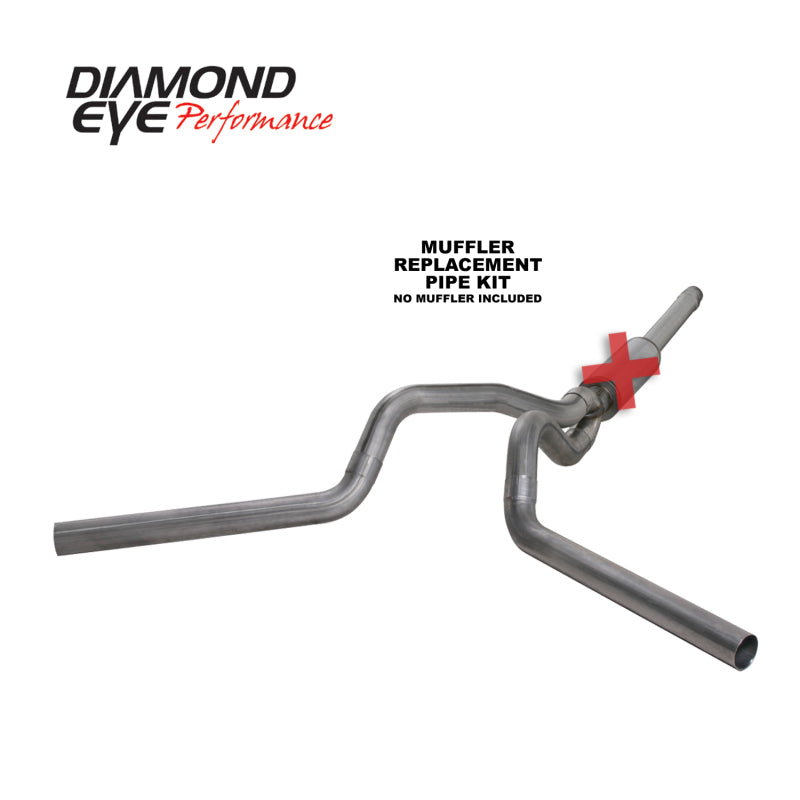 طقم عيون الماس 4 بوصة CB مزدوج SS: 94-97 فورد 7.3 لتر F250/F350 PWRSTROKE