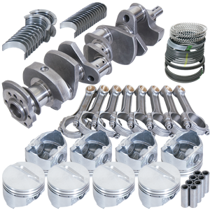 Eagle Chevy 350 3.750in Crank 5.700in I-Beam Rods -7cc Flat Top 4.000in Pistons Rotating Assembly