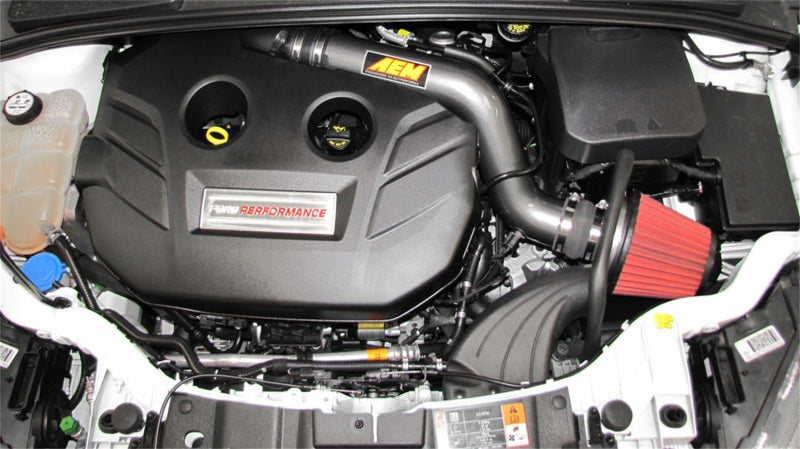 مدخل هواء بارد AEM 16-18 Ford Focus RS L4-2.3LF/I رمادي معدني