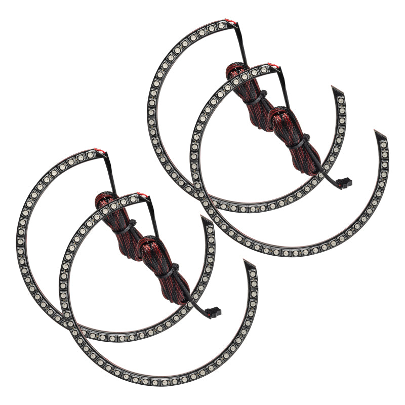 Oracle 08-14 Dodge Challenger Dynamic Surface Mount Headlight Halo Kit - - Dynamic