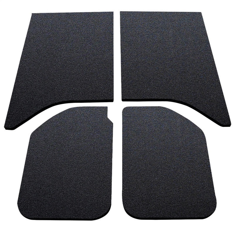 DEI 11-18 Jeep Wrangler JK 2 Door Boom Mat بطانة سقف - 4 قطع - أسود