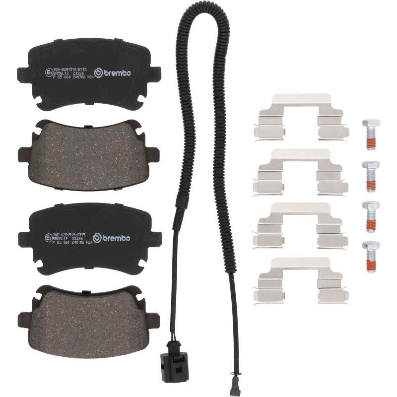 Brembo OE 04-06 Volkswagen Phaeton PRIME Low-Met Brake Pad - Rear