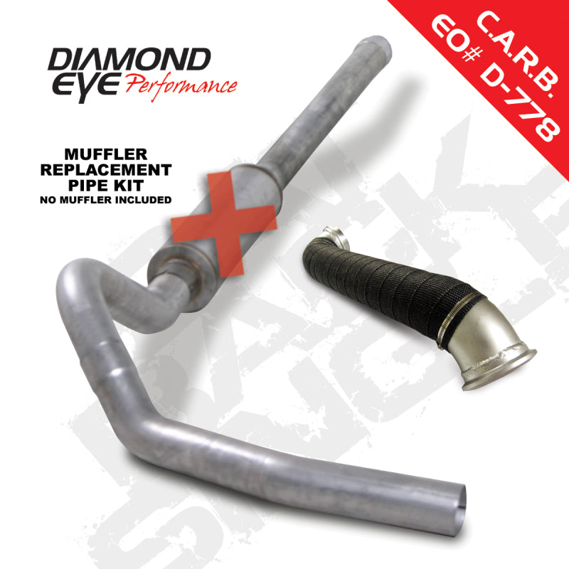 طقم عيون الماس 4 بوصات CB MRP SGL مع TDP AL 06-07 Chevy/GMC 6.6L Duramax 2500/3500