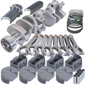Eagle Chevy LT1 350 1Pc 3.750in Crank 6.000in H-Beam -5cc Flat Top 4.030in Pistons Rotating Assembly