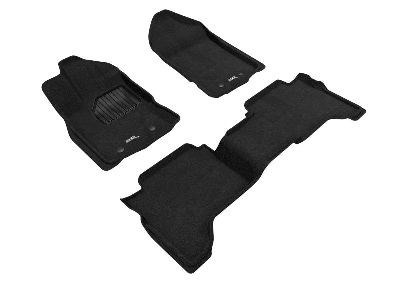 3D MAXpider 19-23 Ford Ranger Supercrew Elegant Black R1 R2