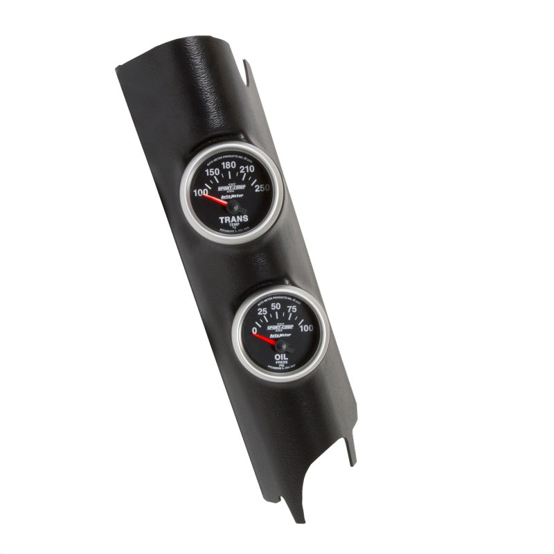 طقم مقياسين لقياس درجة حرارة ناقل الحركة/ضغط الزيت لجيب رانجلر A-Pillar من Autometer 11+