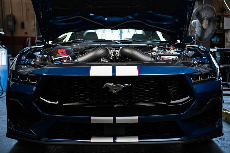 Corsa 24-25 Ford Mustang GT 5.0L V8 Carbon Fiber Cold Air Intake w/ DryTech Air Filters - Matte
