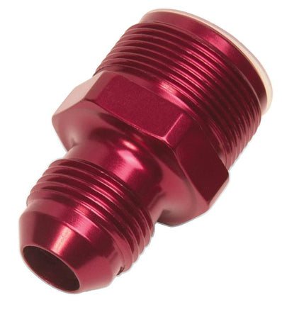 Russell Performance 1in-20 x 8 AN Male Flare Adapter (66-89 Edelbrock Q-Jets/75-89 Stock Q-Jets)
