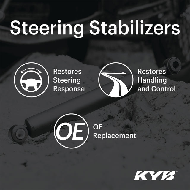 KYB Shocks & Struts Steering Stabilizers Front CHEVROLET Blazer - Full Size (4WD) 1973-92 CHEVROLET