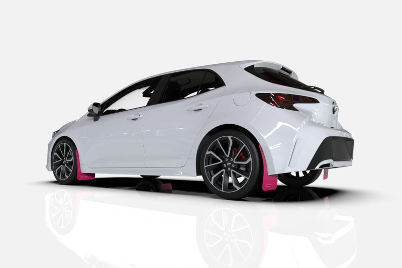 Rally Armor 93-01 Subaru Impreza Pink Mud Flap BCE Logo